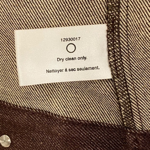 NWOT CLUB MONACO Cropped Denim Aubergine Vampire Diaries Goth Edgy Jacket XS - Picture 15 of 16